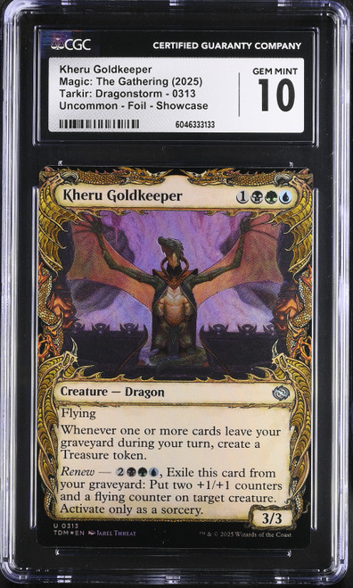 BREACHING DRAGONSTORM Tarkir: Dragonstorm Showcase Foil CGC 10