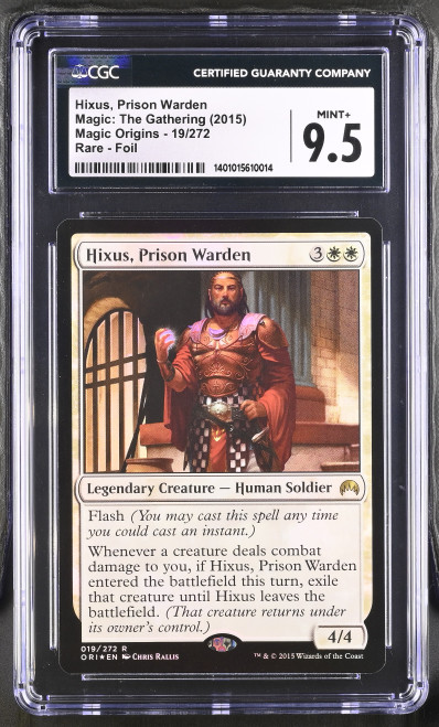 HIXUS, PRISON WARDEN Magic Origins Foil CGC 9.5