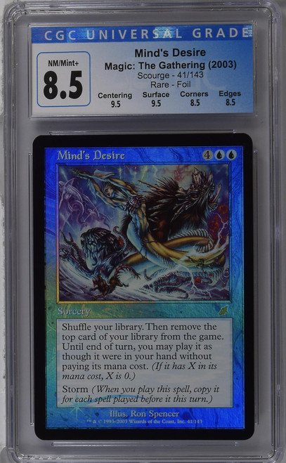 MIND'S DESIRE Scourge Foil CGC 8.5 Q++