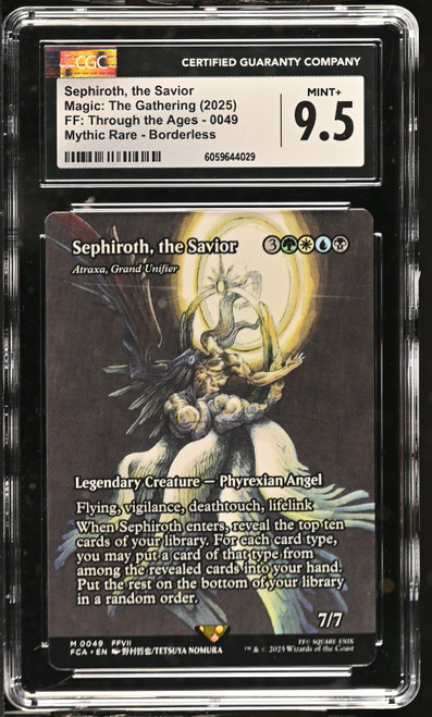 ATRAXA, GRAND UNIFIER Final Fantasy Through the Ages Sephiroth, the Savior CGC 9.5