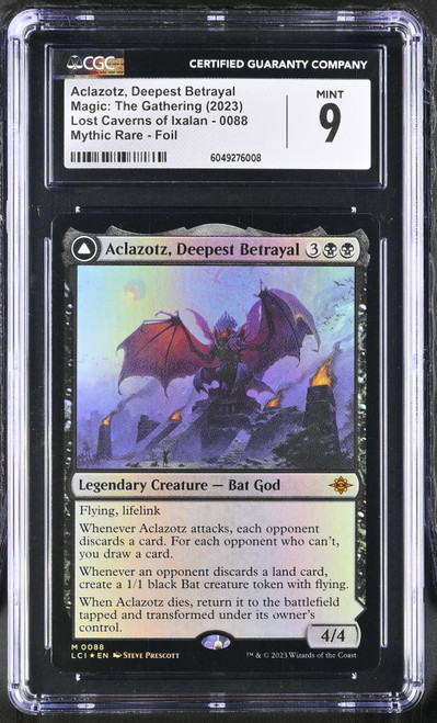 ACLAZOTZ, DEEPEST BETRAYAL The Lost Caverns of Ixalan Foil CGC 9