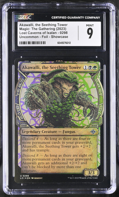 AKAWALLI, THE SEETHING TOWER The Lost Caverns of Ixalan Showcase Foil CGC 9