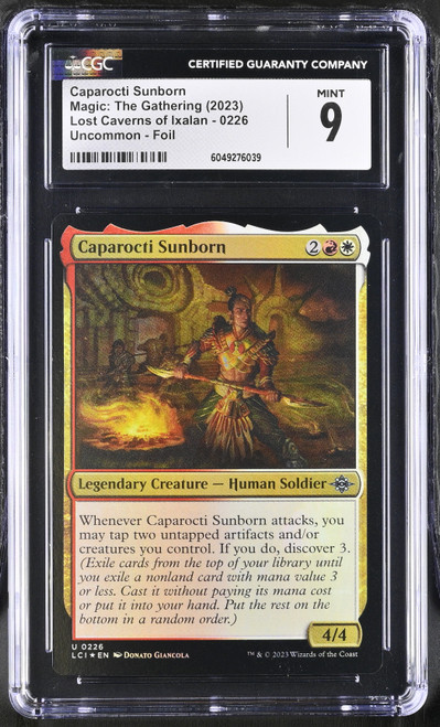 CAPAROCTI SUNBORN The Lost Caverns of Ixalan Foil CGC 9