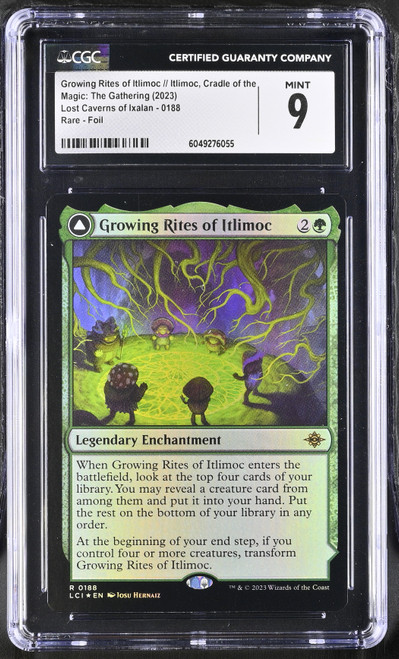 GROWING RITES OF ITLIMOC The Lost Caverns of Ixalan Foil CGC 9