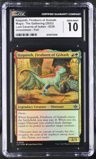 BONEHOARD DRACOSAUR The Lost Caverns of Ixalan Foil CGC 10