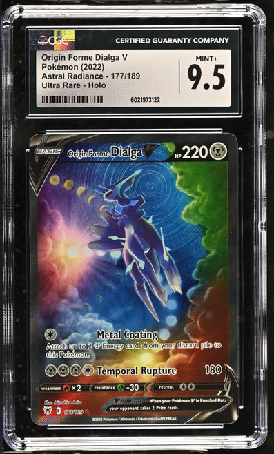 ORIGIN FORME DIALGA V Astral Radiance Holo CGC 9.5