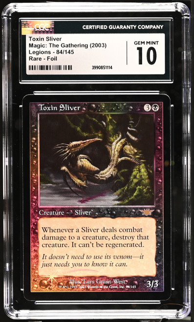 TOXIN SLIVER Legions Foil CGC 10
