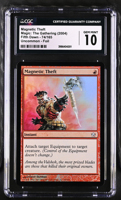 MAGNETIC THEFT Fifth Dawn Foil CGC 10