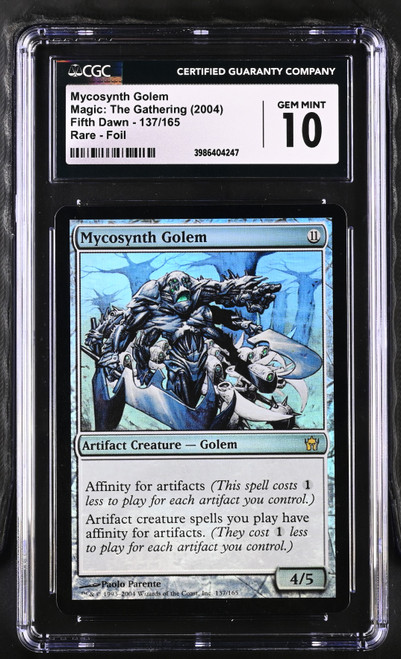 MYCOSYNTH GOLEM Fifth Dawn Foil CGC 10