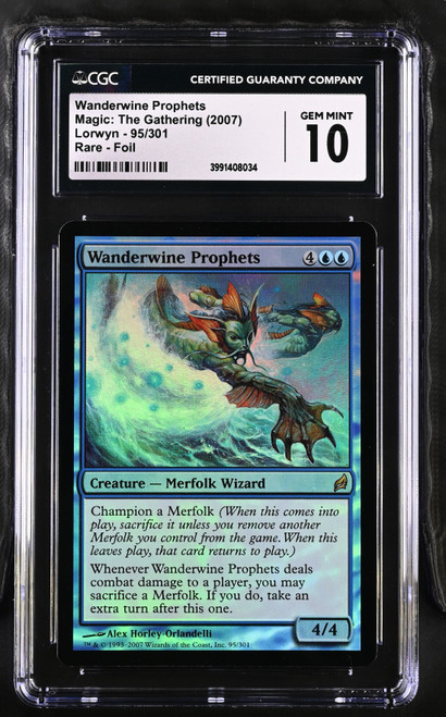 WANDERWINE PROPHETS Lorwyn Foil CGC 10