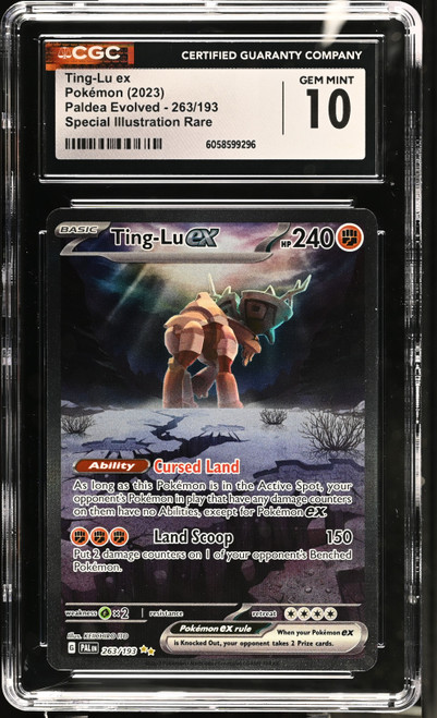 TING-LU EX Paldea Evolved Special Illustration Rare CGC 10