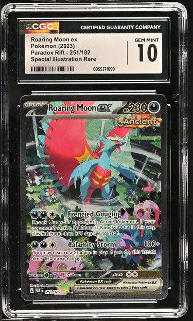 ROARING MOON EX Paradox Rift Special Illustration Rare CGC 10