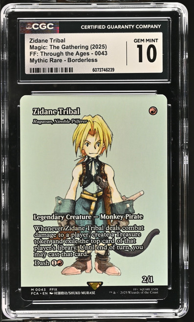 RAGAVAN, NIMBLE PILFERER Final Fantasy Through the Ages Zidane Tribal CGC 10