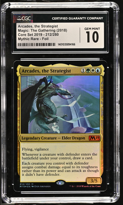 ARCADES, THE STRATEGIST 2019 Core Set Foil CGC 10