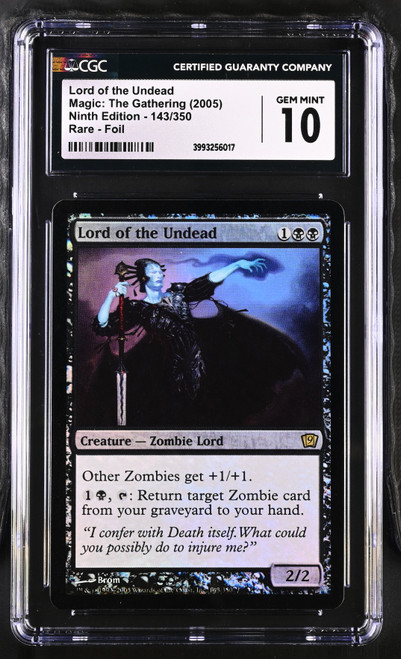 LORD OF THE UNDEAD Planeshift Foil CGC 10 - Nostalgium