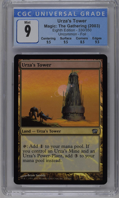URZA'S TOWER 8th Edition Foil CGC 9