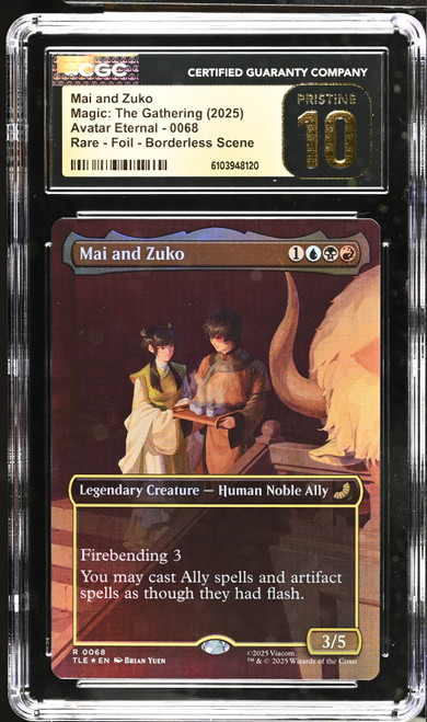 MAI AND ZUKO Avatar: The Last Airbender Eternal-Legal Foil CGC 10