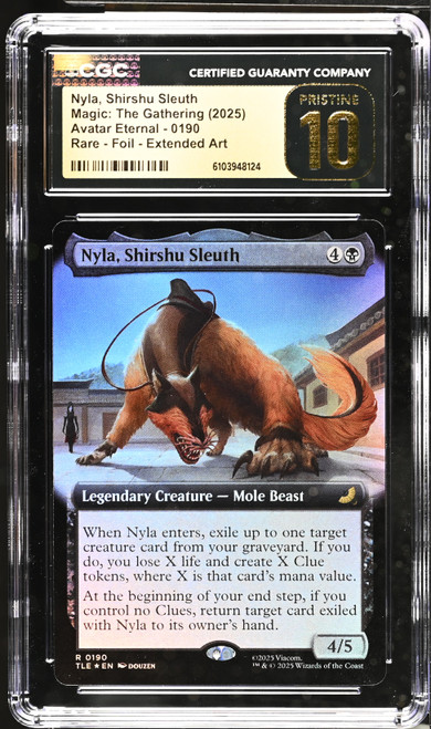 NYLA, SHIRSHU SLEUTH Avatar: The Last Airbender Eternal-Legal Extended Art Foil CGC 10