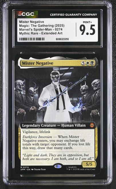 MISTER NEGATIVE Marvel's Spider-Man Extended Art CGC 9.5