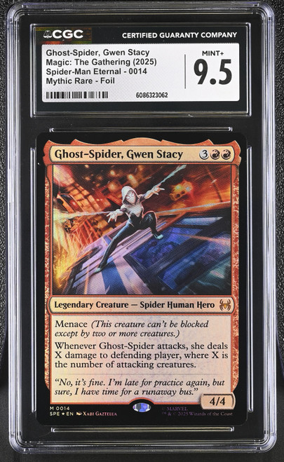 GHOST-SPIDER, GWEN STACY Marvel's Spider-Man Eternal-Legal Foil CGC 9.5