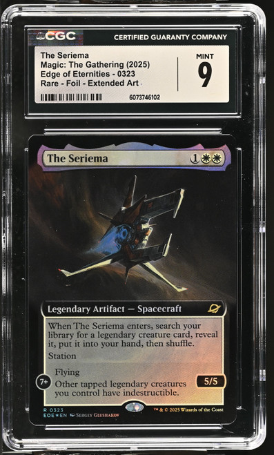 THE SERIEMA Edge of Eternities Extended Art Foil CGC 9