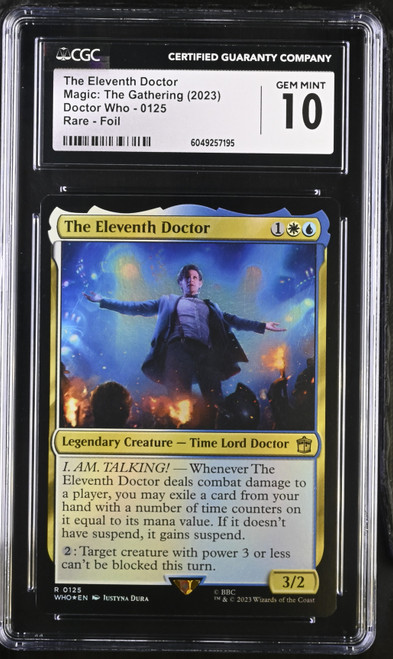 THE ELEVENTH DOCTOR Universes Beyond: Doctor Who Foil CGC 10