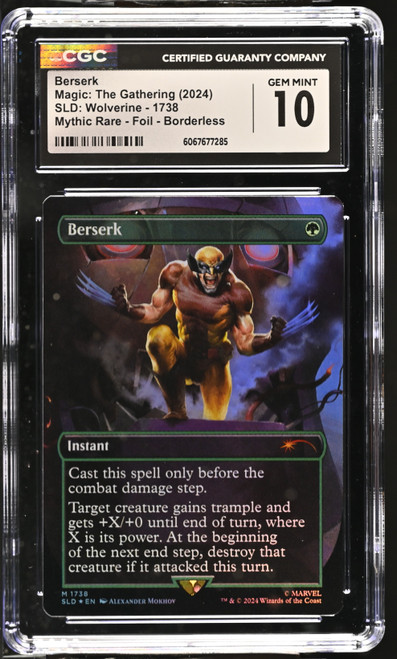 BERSERK SLD: Marvel's Wolverine Foil CGC 10