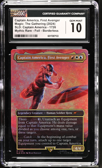 CAPTAIN AMERICA, FIRST AVENGER SLD: Marvel's Captain America Foil CGC 10