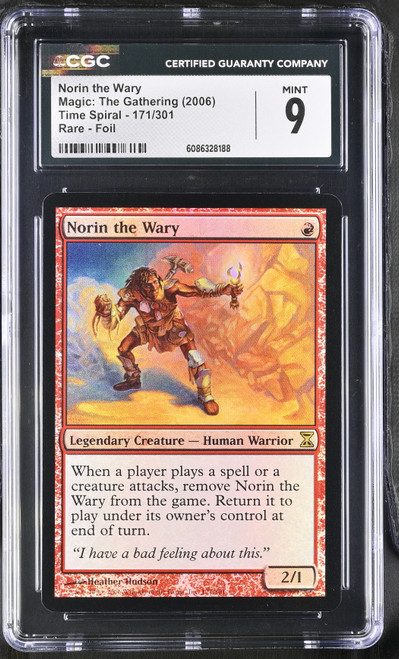 NORIN THE WARY Time Spiral Foil CGC 9