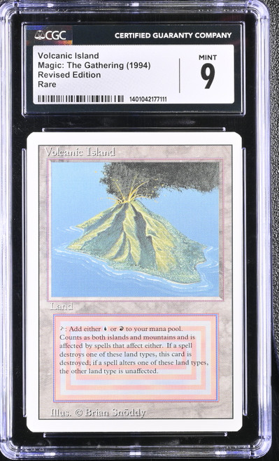 VOLCANIC ISLAND Revised CGC 9