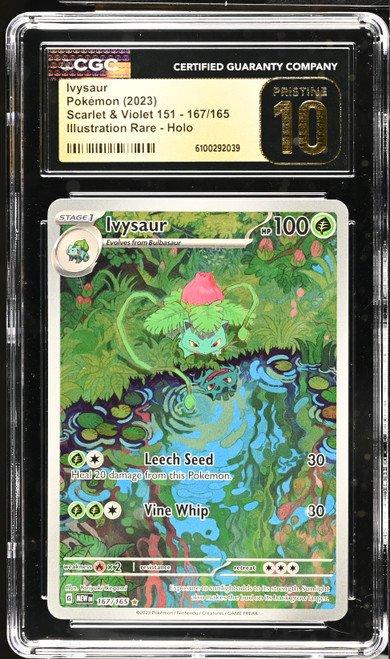 IVYSAUR 151 holofoil CGC 10