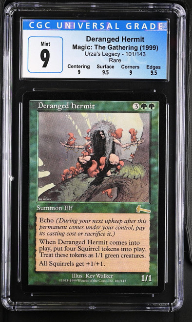 DERANGED HERMIT Urza's Legacy Rare RL CGC 9.0 Q++ #4071403184