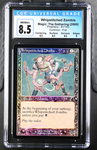 WHIPSTITCHED ZOMBIE Prophecy Foil C CGC 8.5 Q+ #4094974168