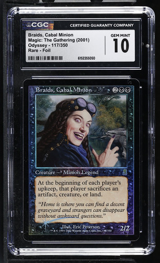 BRAIDS, CABAL MINION Odyssey Foil CGC 10 - Nostalgium