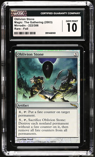 OBLIVION STONE Mirrodin Foil CGC 10 - Nostalgium