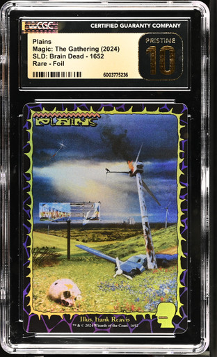 PLAINS SLD: Brain Dead Foil CGC 10 - Nostalgium
