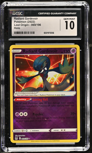 Radiant Gardevoir Ultra Rare - 069/196 Lost Origin - Pokemon TCG PACK FRESH