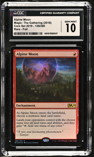 ALPINE MOON 2019 Core Set Foil CGC 10 - Nostalgium