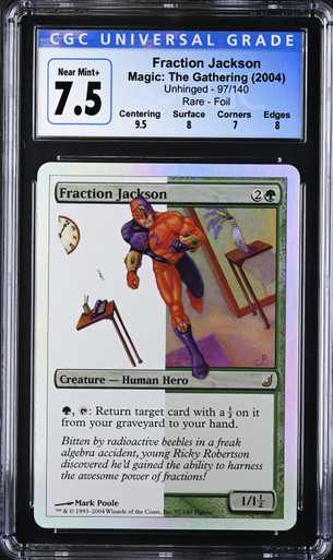 MTG 分数ジャンクション fraction Jackson Foil 英語 CGC4195193-066_OBV__62783.