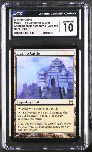 MTG 永岩城/Eiganjo Castle CHK 英語　foil EIGANJO CASTLE Champions of Kamigawa Foil CGC 10 - Nostalgium