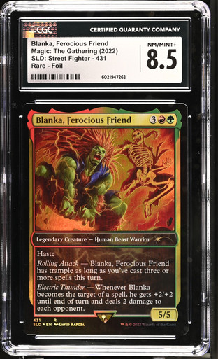 blanka mtg card Blanka, Ferocious Friend Street Fighter Blanka, Ferocious Friend (SLD) #431
