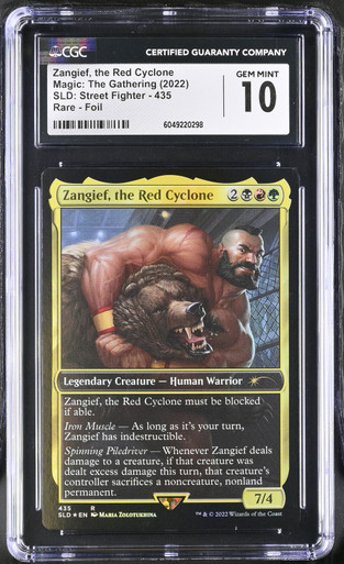 zangief mtg card 2022 Magic Street Fighter Secret Lair Drop Zangief, the Red Cyclon 3G Cards & Collectibles, LLC Made with a soft fabric top to reduce damage to cards during play and a non Search Results