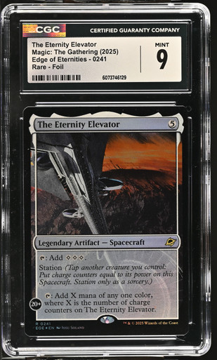 THE ETERNITY ELEVATOR Edge of Eternities Foil CGC 9 - Nostalgium
