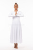  White Basic long Lycra Dress