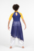 Yellow and Blue  Dance Tunic Dress 