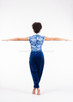 SERENITY Collection - Unitard white and blue