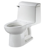 Champion 4 one-piece 1.6 gpf/6.0 lpf chair height elongated toilet with seat