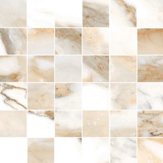 Mosaic Crash Beige Polished 12" x 12"