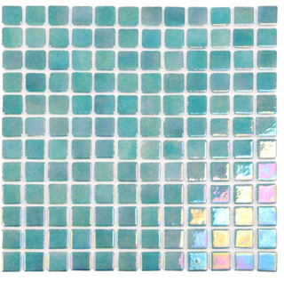 Penne Kamp Rodkey Green 1" x 1" Iridescent  (BOX ONLY) 12.5" x 12.5"