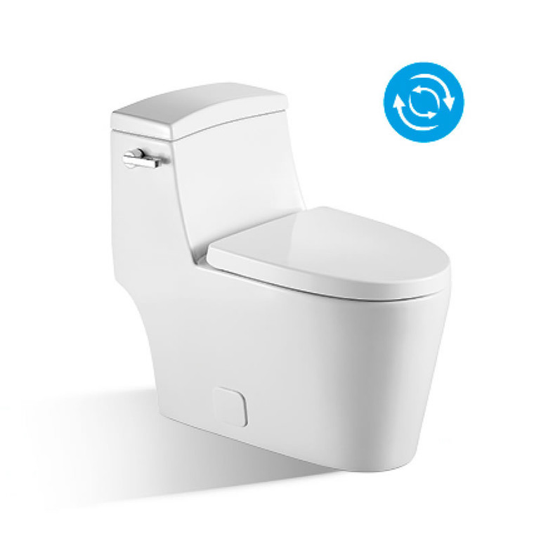 Siphon Flushing Toilet BTO BL-118-OPT